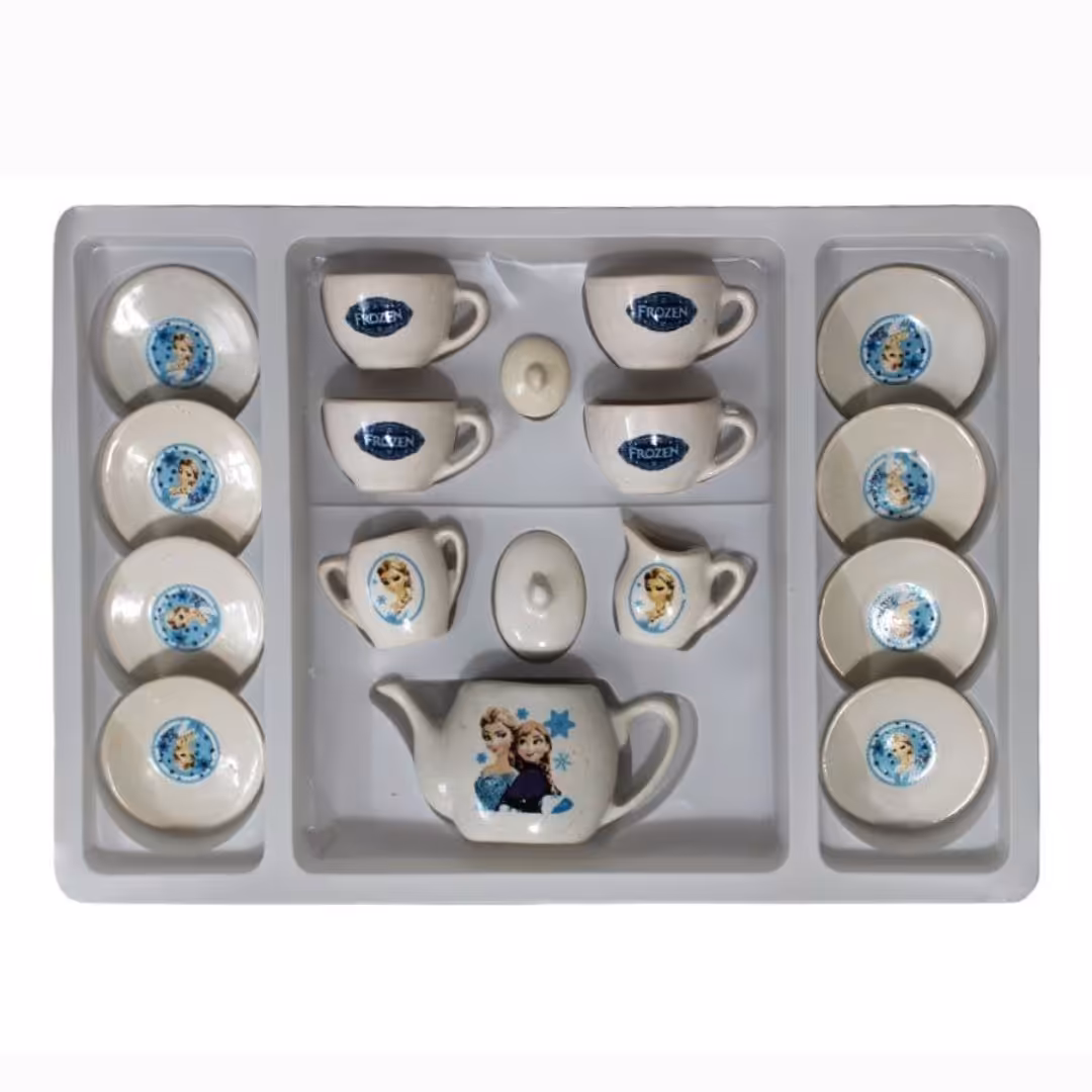 ست چای خوری  چینی کودک(17تکه)