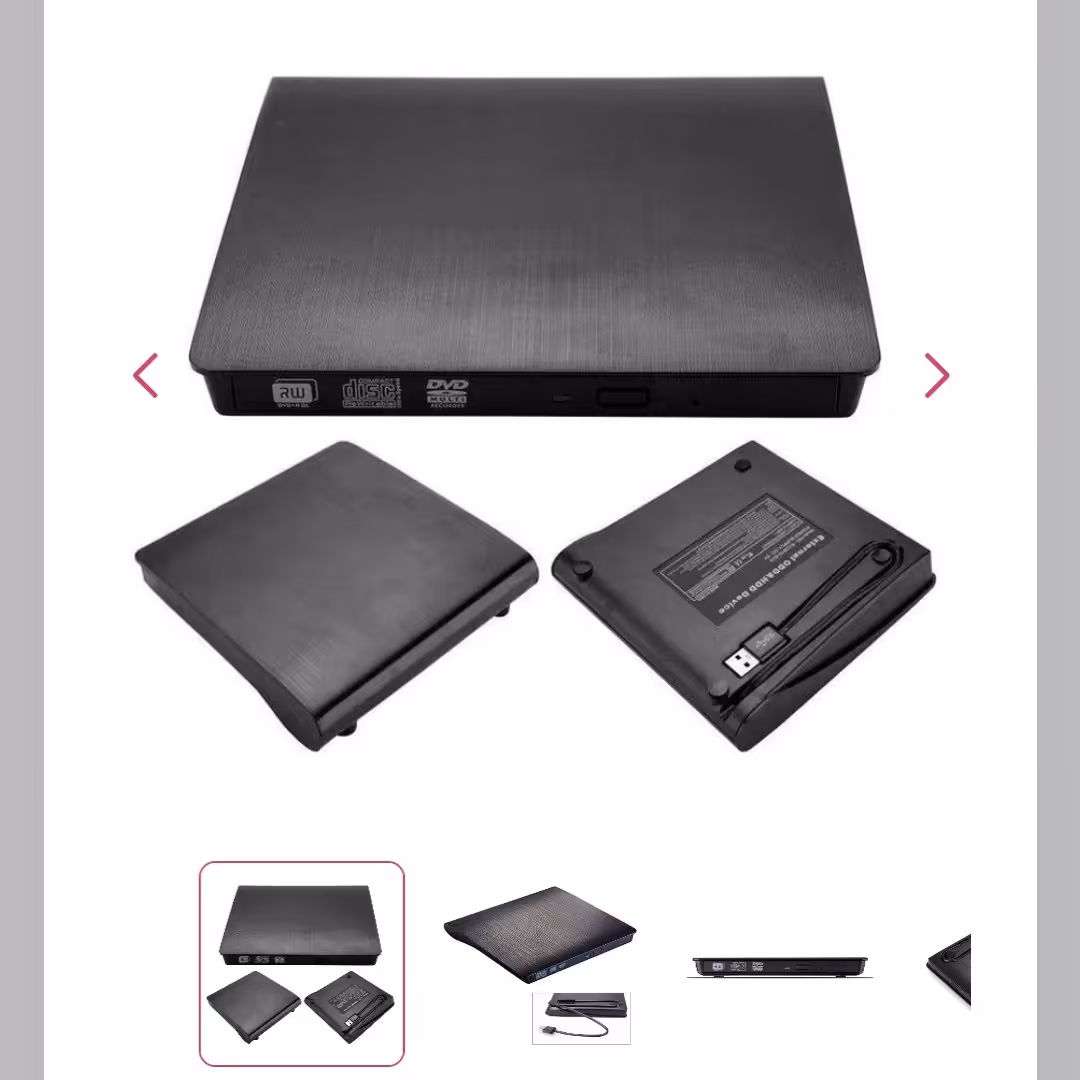 دی وی دی رایتر اکسترنال طرح ایسوس مدل SDRW 08D-U با رابط USB3.0