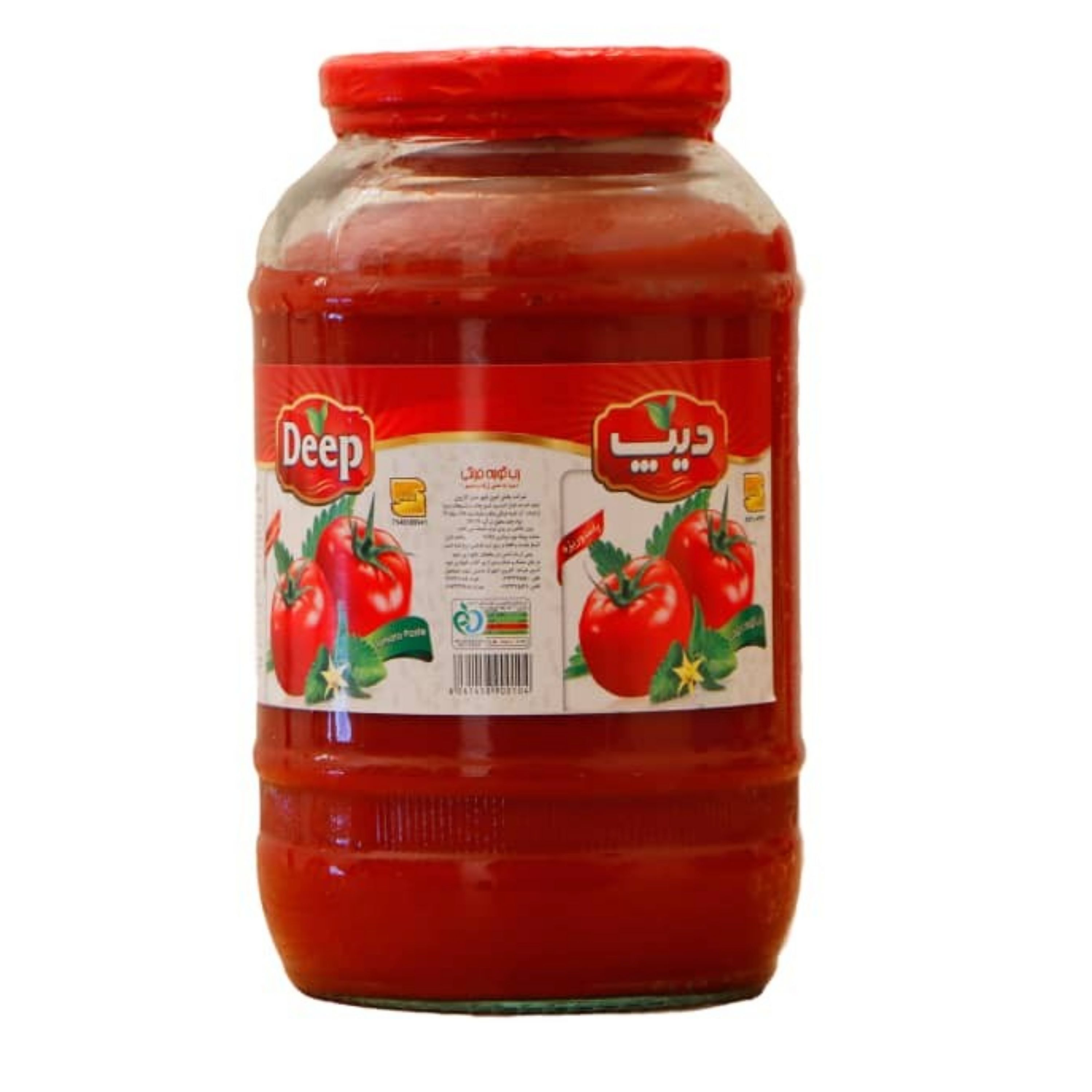 رب گوجه فرنگی 1500 گرمی دیپ شیشه