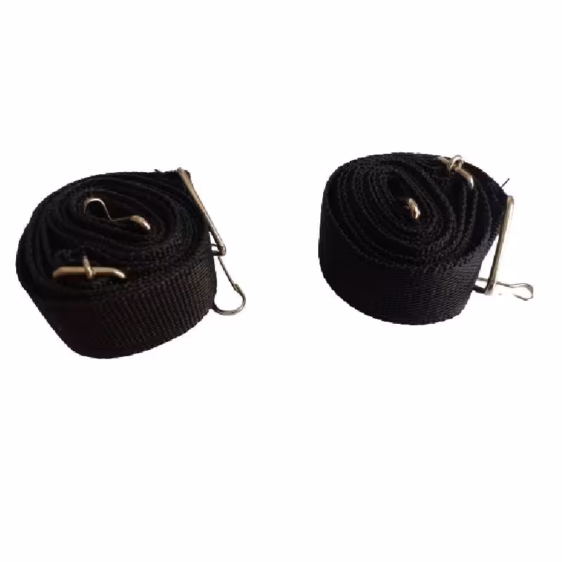 کمربند کیف دوشی رنگ مشکی بسته 4 عددی سایز 120 سانتی متر