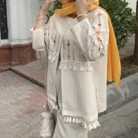 کت کوتاه زنانه سوزندوزی شده