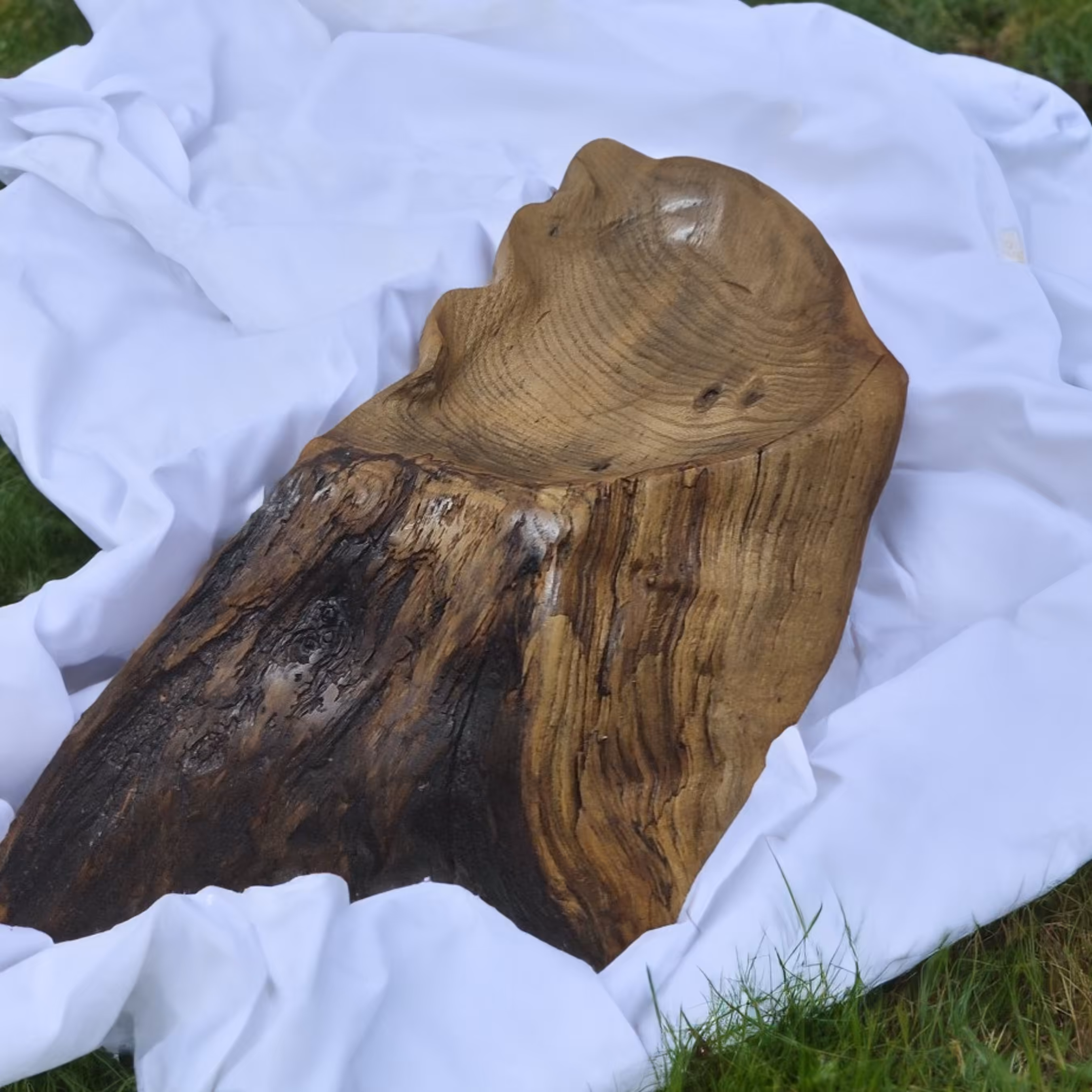 ظرف چوبی شکلات خوری روستیک