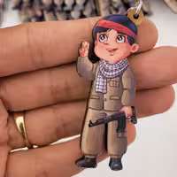 سرکلیدی پسرانه(چوبی با روکش پلاکسی)