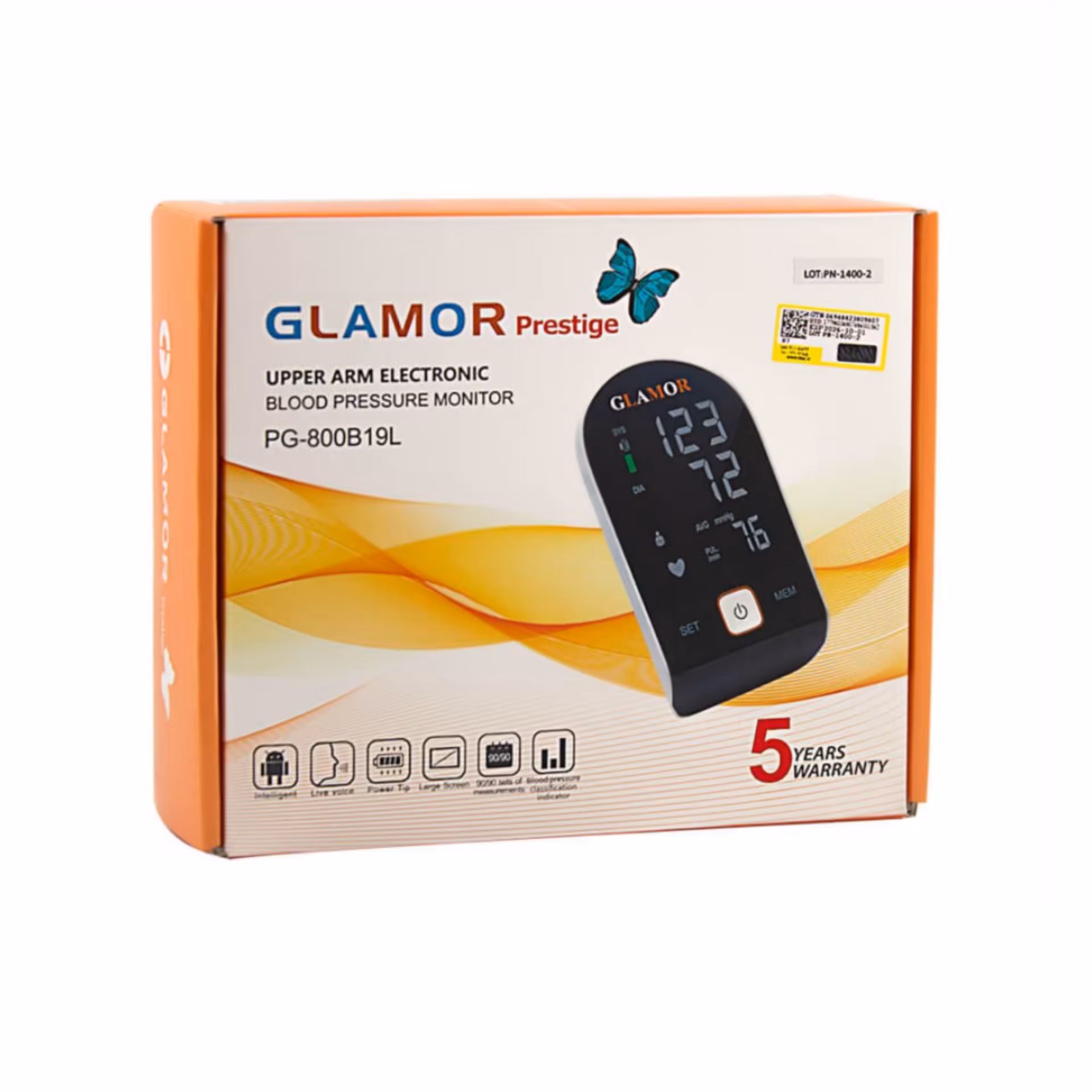 فشارسنج دیجیتال بازویی سخنگو گلامور مدل PG-800B19