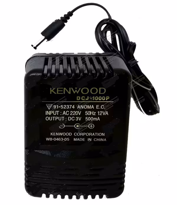 آداپتور ترانسی 3 ولت 500 میلی آمپر KENWOOD Adapter 3V 500mA