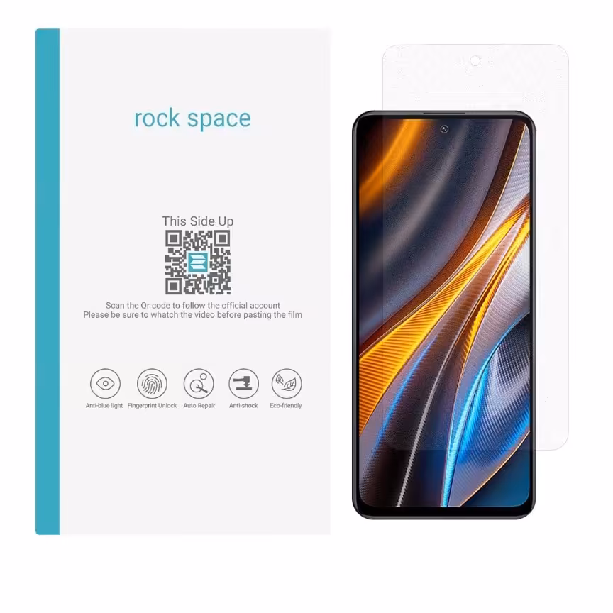 گلس مات نانو و ضد ضربه گوشی شیائومی POCO X4 GT برند راک اسپیس

