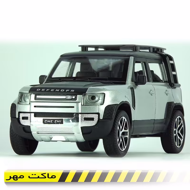 ماکت ماشین فلزی لندرور دیفندر طول 21 سانت صدا و چراغدار ارسال رایگان در ماکت مهر