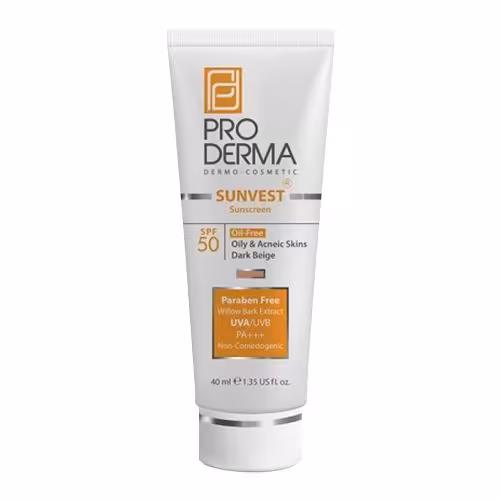 کرم ضد آفتاب پرودرما بژ برنز فاقد چربی با SPF50