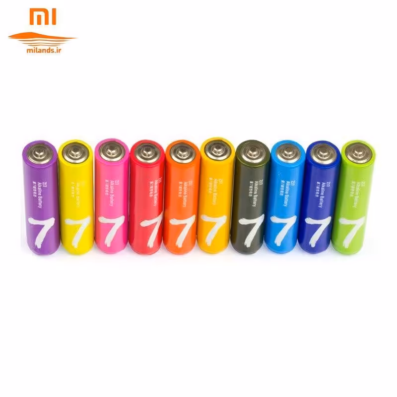 باتری نیم قلمی آلکالاین شیائومی مدل ZI7 بسته 10 عددی