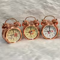 ساعت مسی کوچک یک عددی با ارسال رایگان