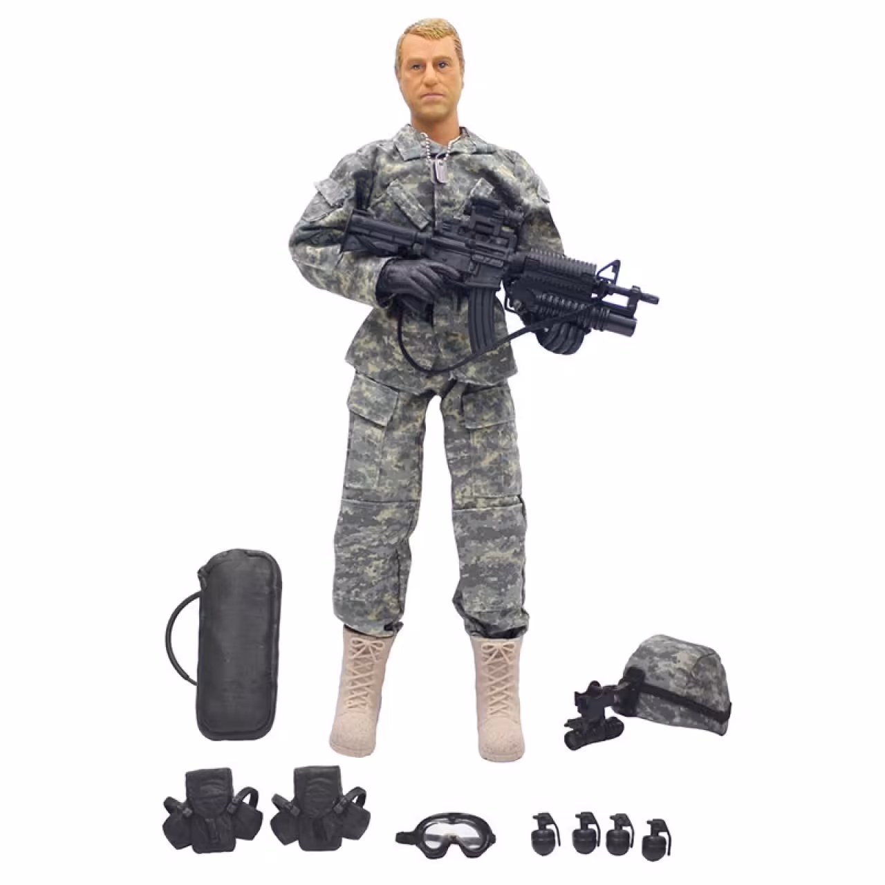 اسباب بازی جنگی مدل airborn کد 90200 مجموعه 15 عددی