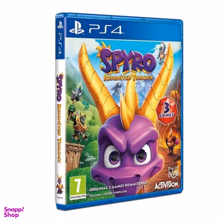 بازی ویدیویی Spyro نسخه Reignited Trilogy کد 70 مناسب کنسول بازی سونی PS4