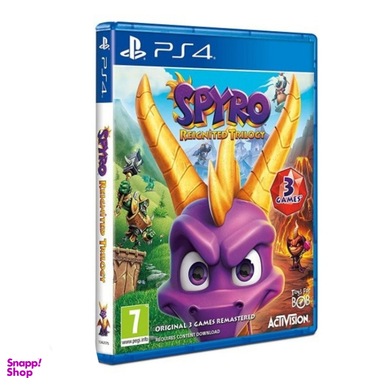 بازی ویدیویی Spyro نسخه Reignited Trilogy کد 70 مناسب کنسول بازی سونی PS4