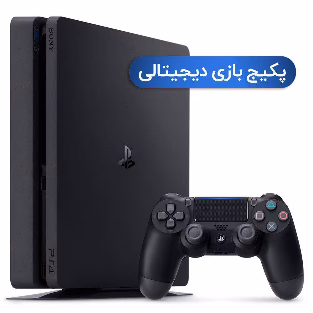 کنسول بازی سونی مدل Playstation 4 Slim - 1TB کد Region 2 CUH-2215B همراه با پکیج بازی