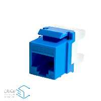 کیستون شبکه Cat6 UTP آبی 180 درجه ونتولینک