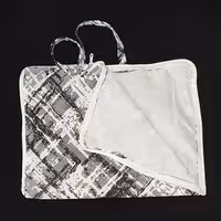 جانونی سه لایه دسته دار با رنگ ترکیبی زرد توسی مشکی 