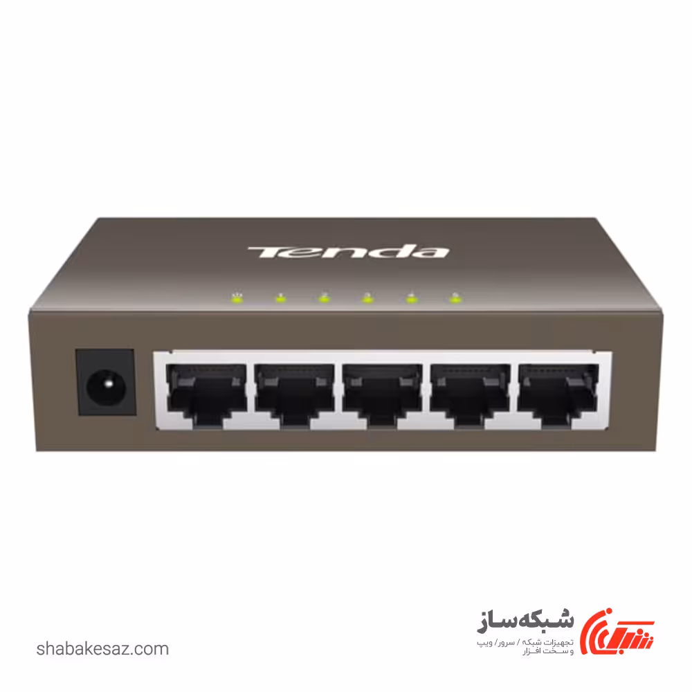 قیمت و خرید سوییچ تندا Tenda TEG1005D دسکتاپ 5 پورت گیگابیت بدنه فلزی - شبکه ساز