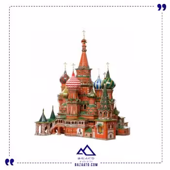 کاغذ سه بعدی هوشمند کلیسای سنت باسیل