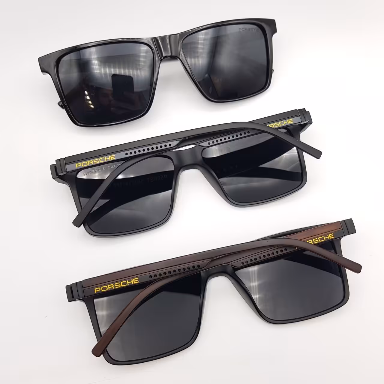عینک آفتابی مردانه پورشه یو وی 400 سبک با صورت خور عالی
