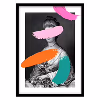 قیمت و خرید تابلو دکوراتیو مدل نقاشی تلفیقی کد 0327