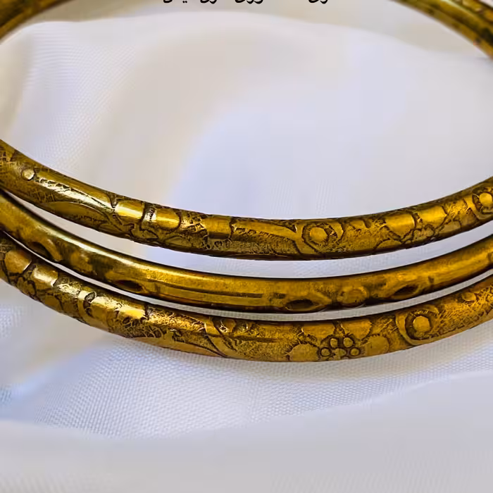 ست3عددی النگوی باریک برنجی النگو هندی النگو اسپرت النگو درشت با ارسال رایگان