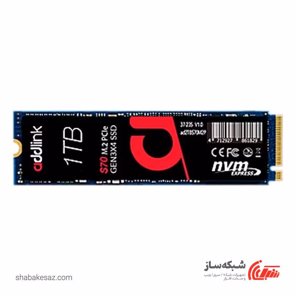 قیمت و خرید حافظه SSD اینترنال ادلینک Addlink S70 Lite M.2 2280 ظرفیت 1TB - شبکه ساز