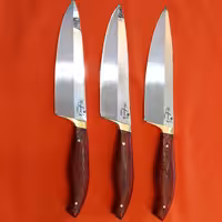 کارد آشپزخانه منفرد سایز3 جنس تیغه استیل فولاد زد زنگ جنس دسته پادوک  اصل زنجان(تکی)
