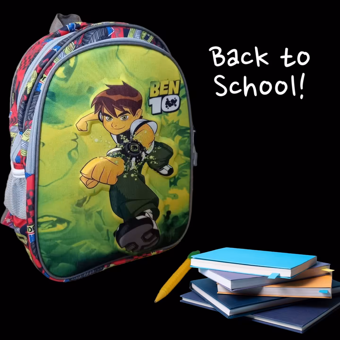 کوله مدرسه پسرانه طرح بن تن  