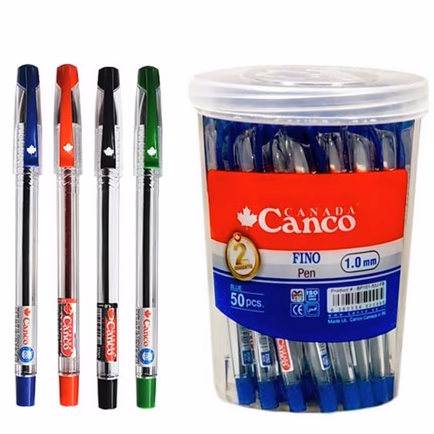 خودکار کنکو بسته  50 عددی تک رنگ