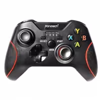 دسته بازی بی سیم تک شوکدار Panatech مدل G510 قرمز