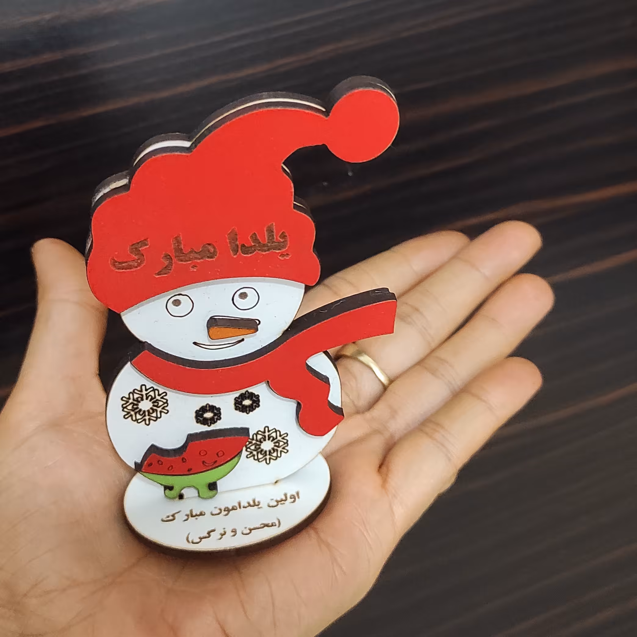 آدم برفی یلدا بسته 5 عددی