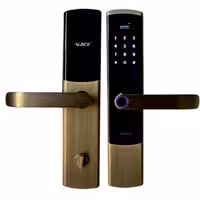 دستگیره دیجیتال هوشمند alock الاک مدل s550 پلاس رنگ زیتونی