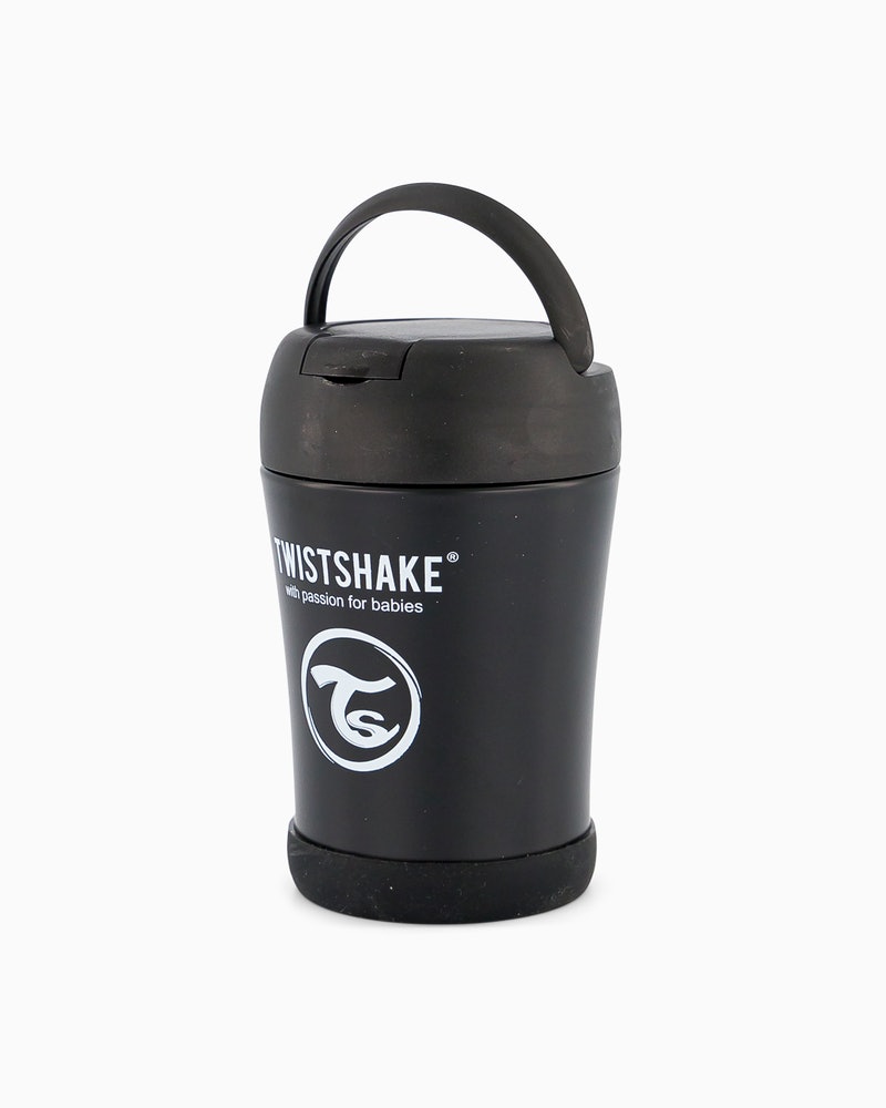 فلاسک نگهدارنده غذا کودک مشکی تویست شیک ظرفیت 350 میلی لیتر Twistshake
