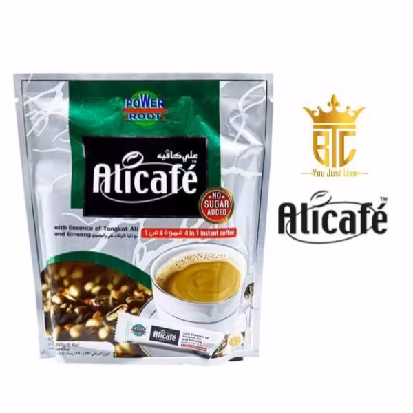 کافی میکس علی کافه 4 در 1 alicafe (بدون قند) 20 عددی