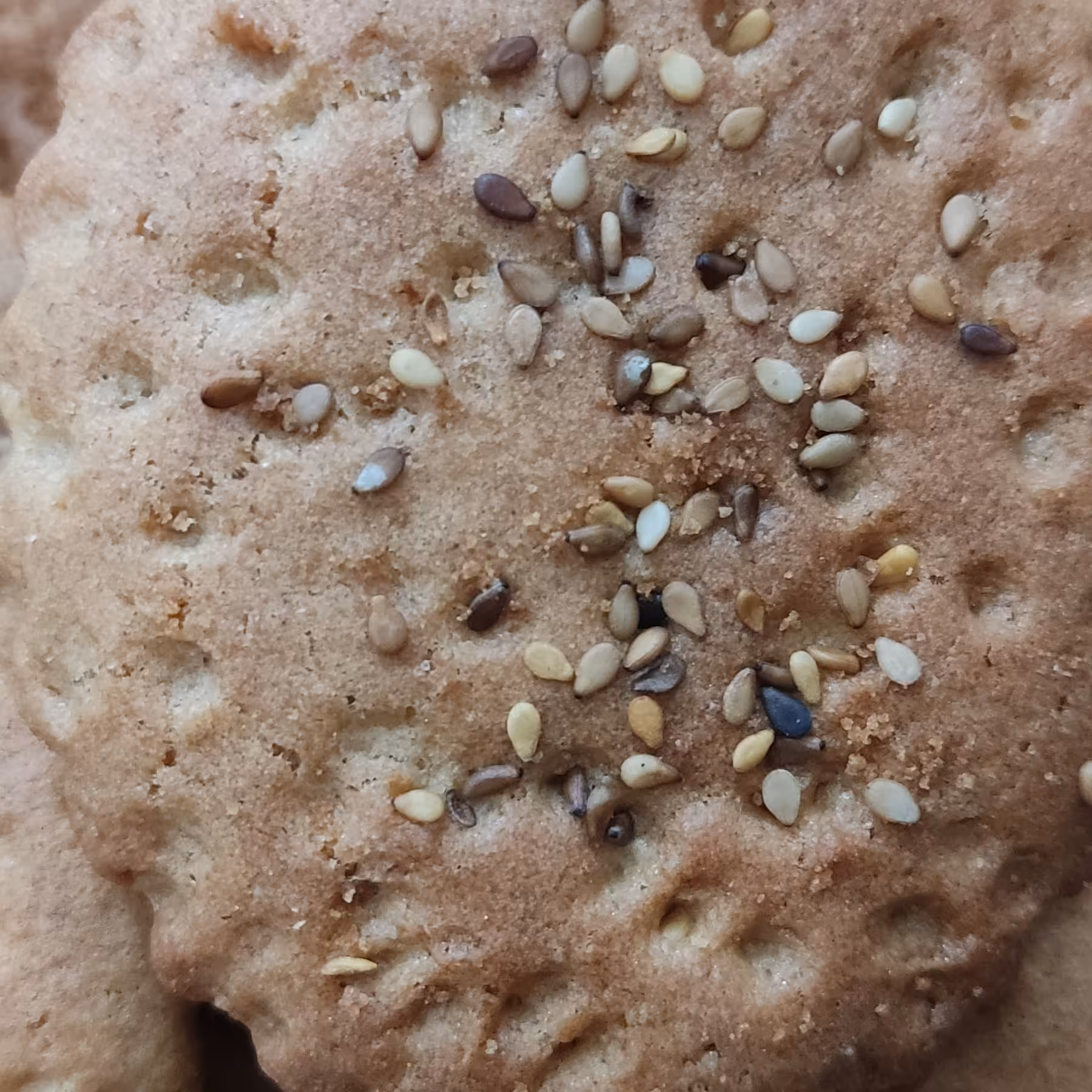 کلوچه ارگانیک کنجدی پخت به صورت تنوری