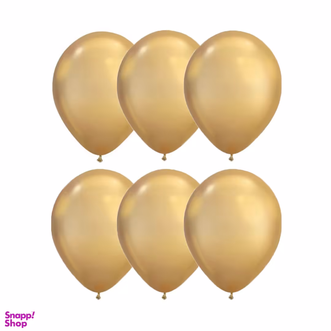 بادکنک مدل کروم مجموعه 6 عددی