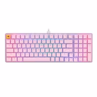 کیبورد گیمینگ با سیم گلوریس صورتی مدل فول سایز 96% GMMK 2