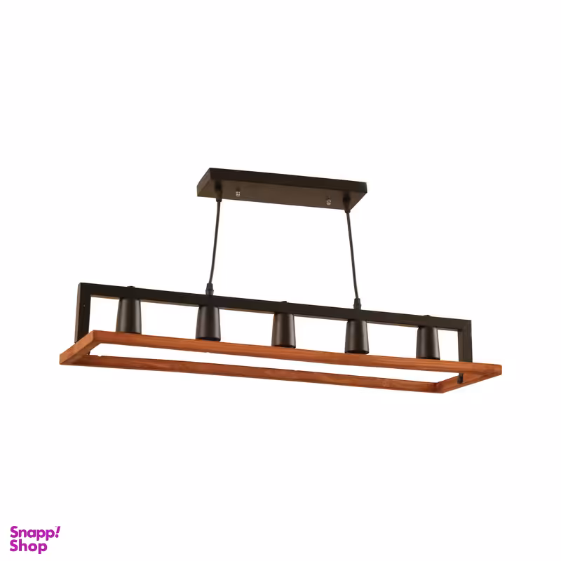 لوستر آویز پنج شعله چشمه نور کد A1336/5