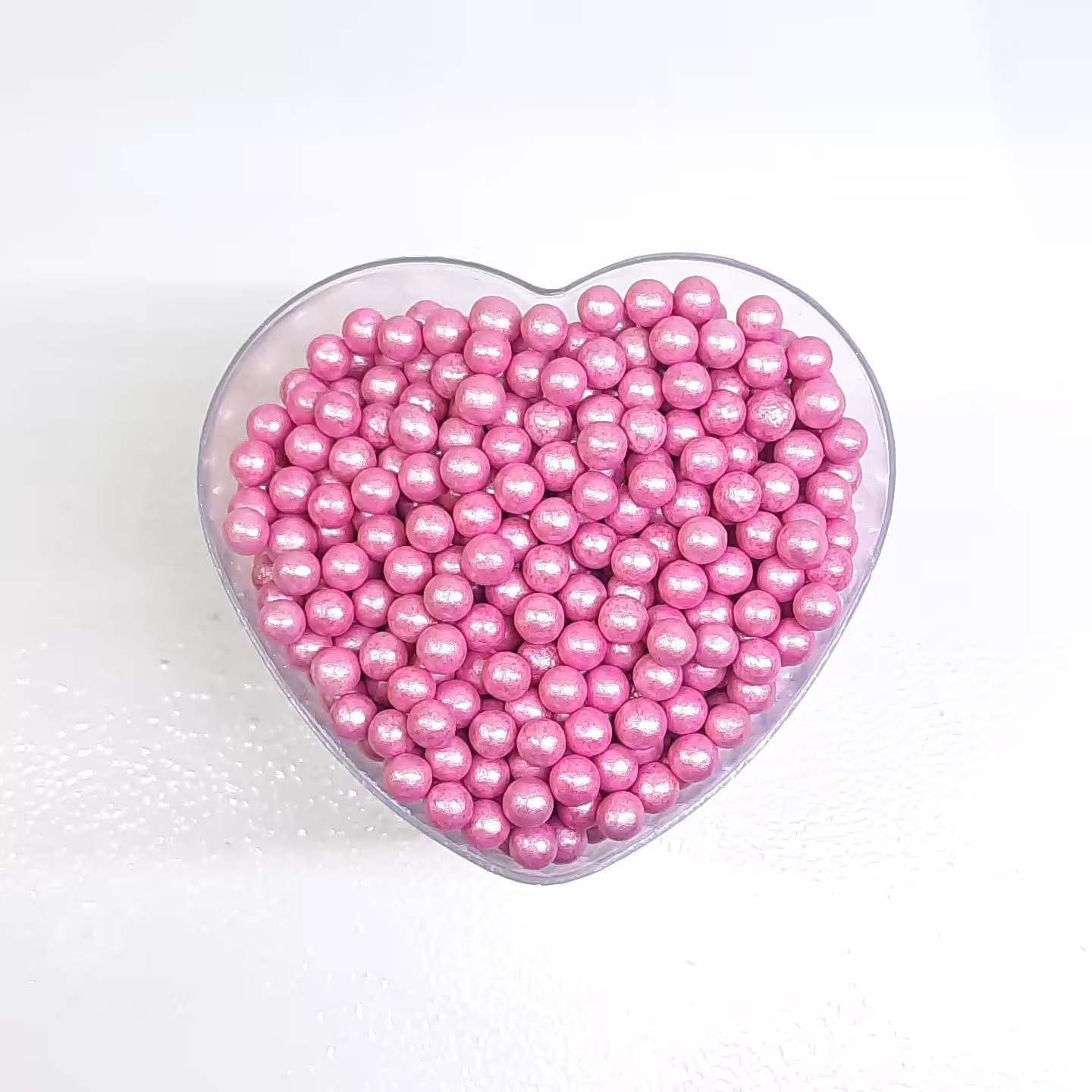 مروارید خوراکی تزئینی رنگ صورتی 