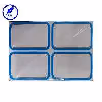 برچسب دور آبی 50 برگی سایز 5.4×7.5 سانتیمتر وارداتی 10 بسته