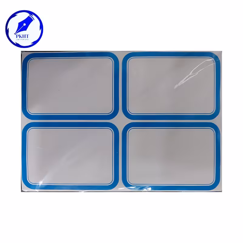 برچسب دور آبی 50 برگی سایز 5.4×7.5 سانتیمتر وارداتی 10 بسته