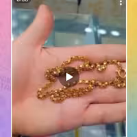 زنجیر یزدی به وزن 15.02