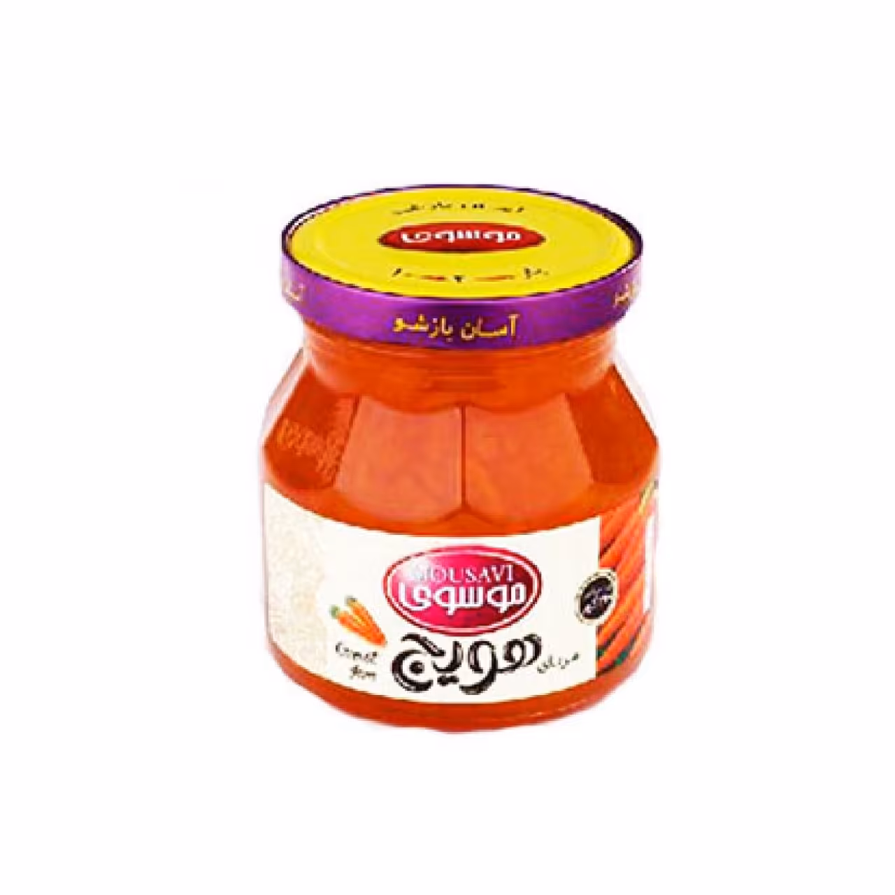 مربای هویچ موسوی شیشه ای 320گرمی