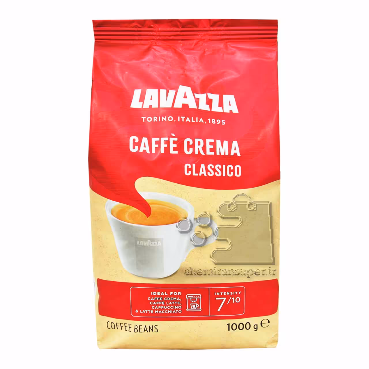 دانه قهوه کافه کرما کلاسیک 1 کیلو لاواتزا - lavazza