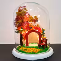 چراغ خواب طاق رویایی طرح پاییزی مناسب برای هدیه و دکور منزل - فروشگاه اینترنتی گشنیز