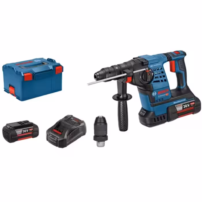 دریل بتن کن چکشی شارژی بوش مدل GBH 36VF  LI PLUS
