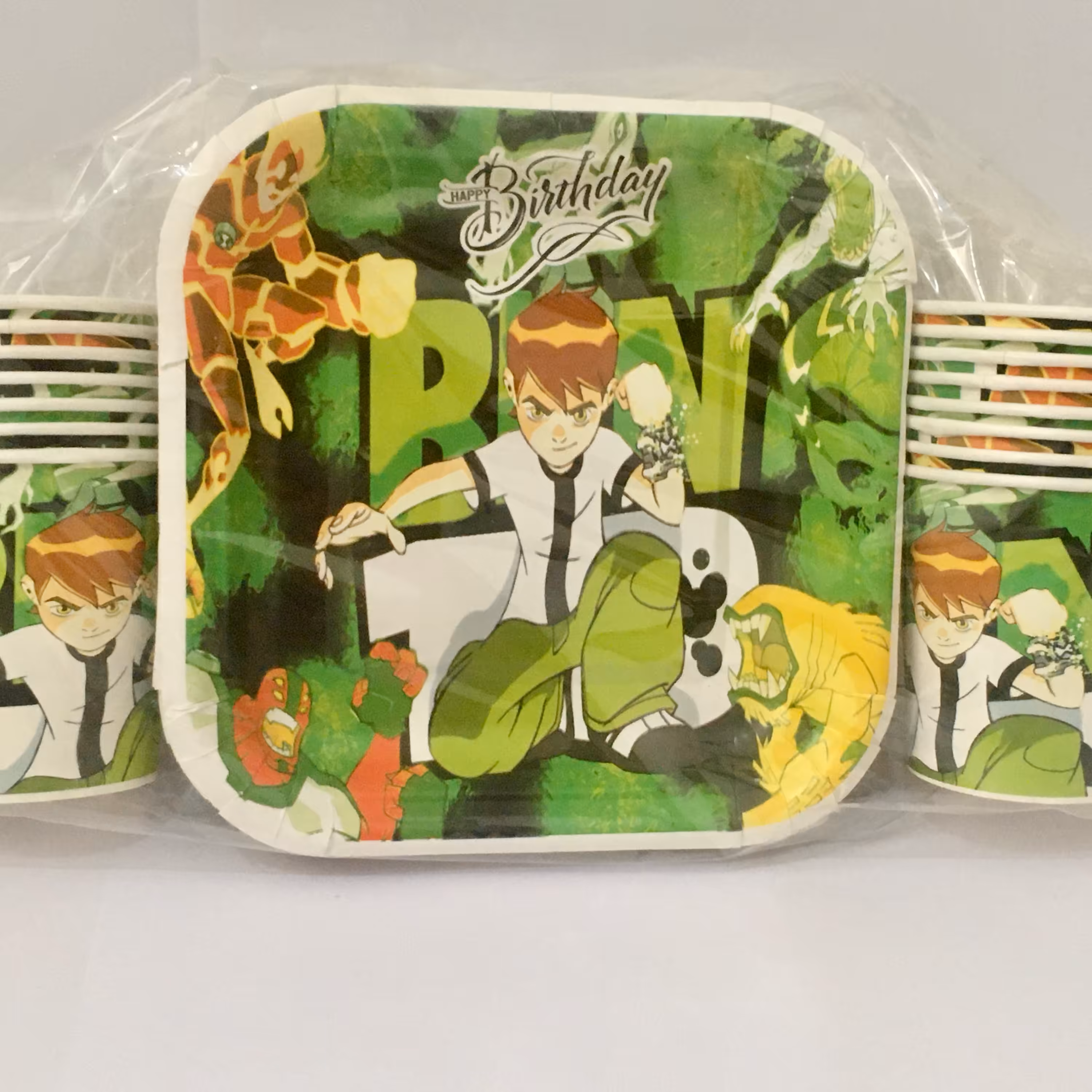 بشقاب و لیوان تم بچه بن تن(15 عددی)