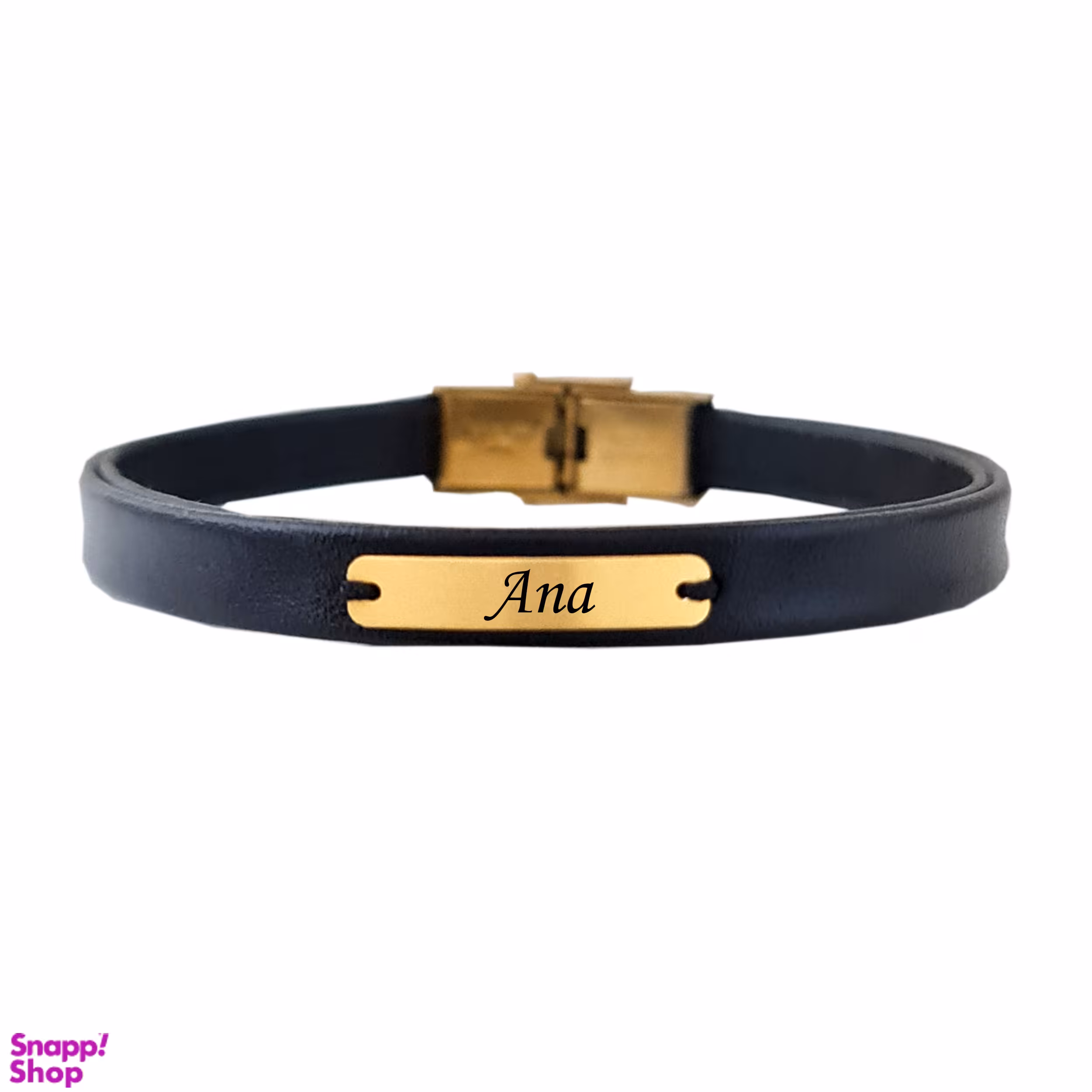 دستبند طلا 18 عیار زنانه لیردا مدل اسم آنا