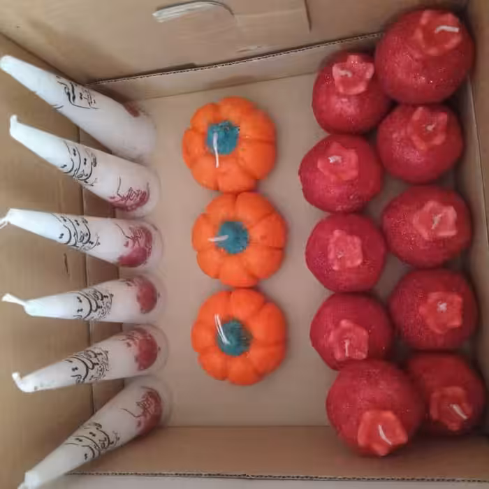 شمع انار کدو  عمده