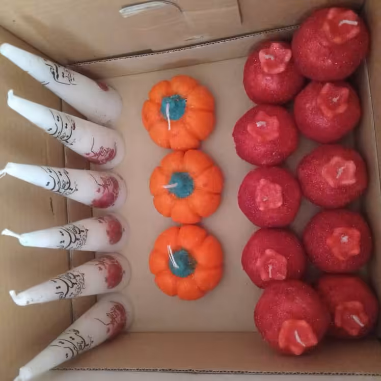 شمع انار کدو  عمده